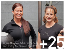 Fittest Execs and Fittest Companies Challenge Most Improved Woman Under 50, Krista Hughes, Meierotto's Midwest Jewelers; Kirby McDaniel, Blue Cross Blue Shield