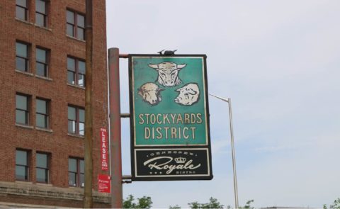 Stockyards District Sign